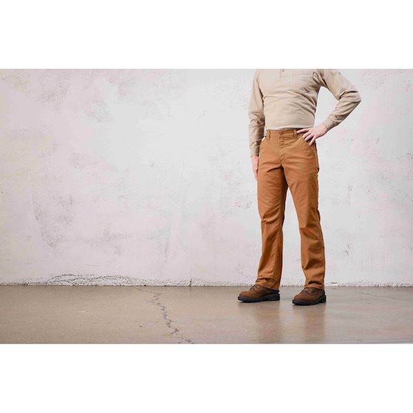 Carhartt Men's BN5014 M FR RF RlxFt Duck Pant W46 L32 Non Denim Relaxed Brown BN5014-FRM / 105014-BRNW46L32 - main